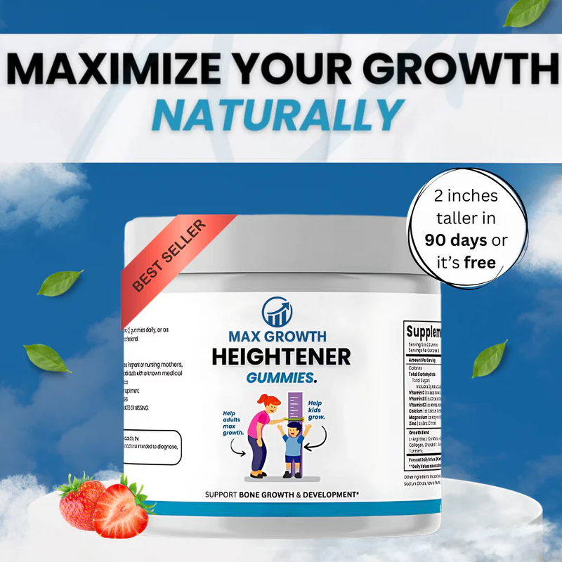 MaxGrowth Gummies | Stronger Bones, Taller Growth, Brighter Confidence