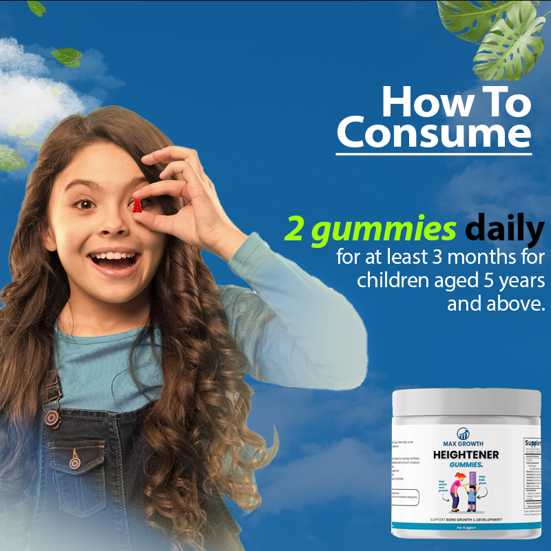 MaxGrowth Gummies | Stronger Bones, Taller Growth, Brighter Confidence