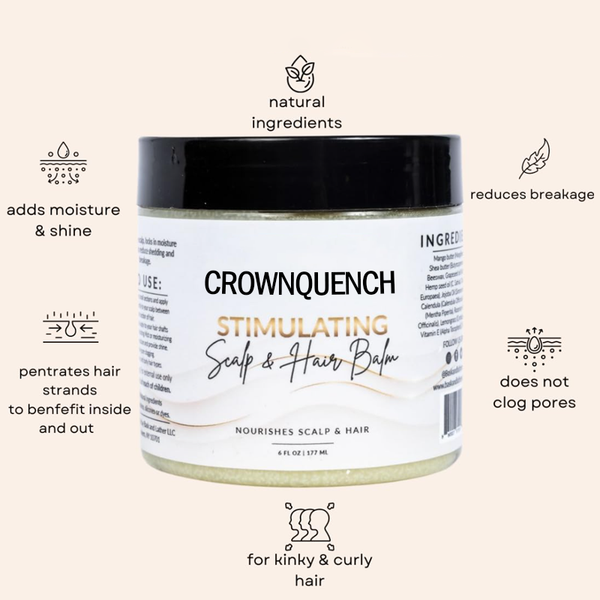 CrownQuench Natural Hair Balm